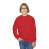 Youth Crewneck Sweatshirt - Cozy Casual, Perfect for School, Holidays, or Relaxing at Home, Gift for Kids, Customizable Design