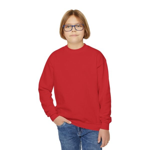 Youth Crewneck Sweatshirt - Cozy Casual, Perfect for School, Holidays, or Relaxing at Home, Gift for Kids, Customizable Design
