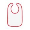 Baby Contrast Trim Jersey Bib