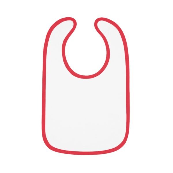 Baby Contrast Trim Jersey Bib