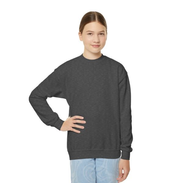 Youth Crewneck Sweatshirt - Cozy Casual, Perfect for School, Holidays, or Relaxing at Home, Gift for Kids, Customizable Design