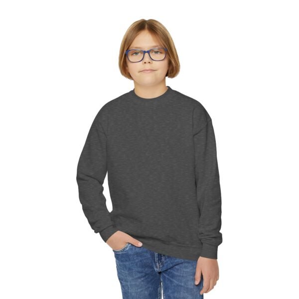Youth Crewneck Sweatshirt - Cozy Casual, Perfect for School, Holidays, or Relaxing at Home, Gift for Kids, Customizable Design