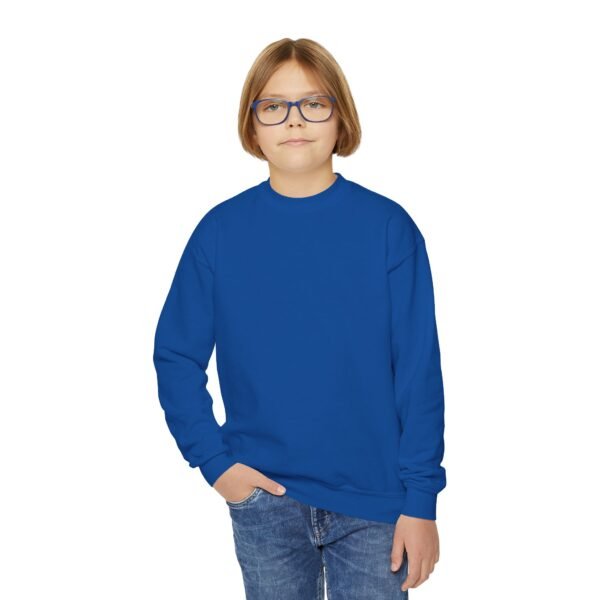 Youth Crewneck Sweatshirt - Cozy Casual, Perfect for School, Holidays, or Relaxing at Home, Gift for Kids, Customizable Design
