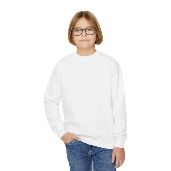 Youth Crewneck Sweatshirt - Cozy Casual, Perfect for School, Holidays, or Relaxing at Home, Gift for Kids, Customizable Design