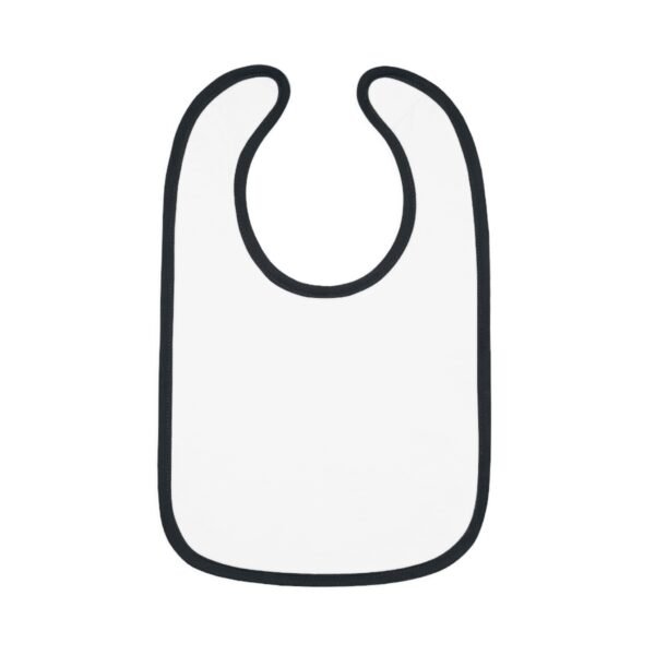 Baby Contrast Trim Jersey Bib
