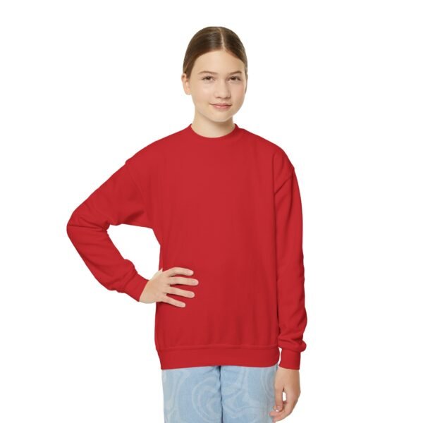 Youth Crewneck Sweatshirt - Cozy Casual, Perfect for School, Holidays, or Relaxing at Home, Gift for Kids, Customizable Design