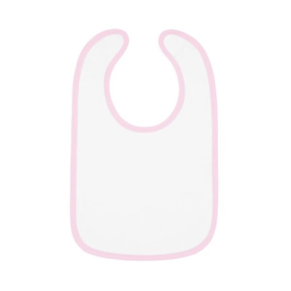 Baby Contrast Trim Jersey Bib