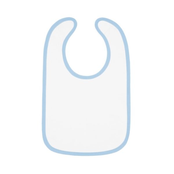 Baby Contrast Trim Jersey Bib