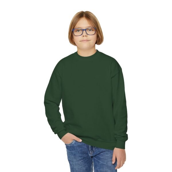 Youth Crewneck Sweatshirt - Cozy Casual, Perfect for School, Holidays, or Relaxing at Home, Gift for Kids, Customizable Design