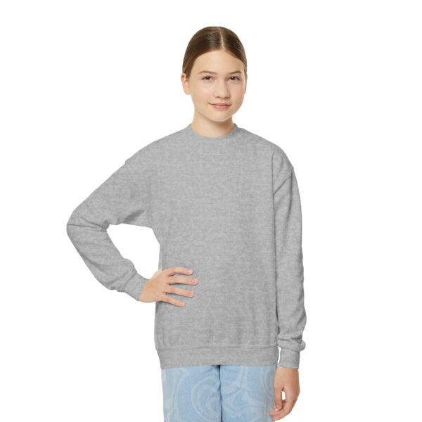 Youth Crewneck Sweatshirt - Cozy Casual, Perfect for School, Holidays, or Relaxing at Home, Gift for Kids, Customizable Design