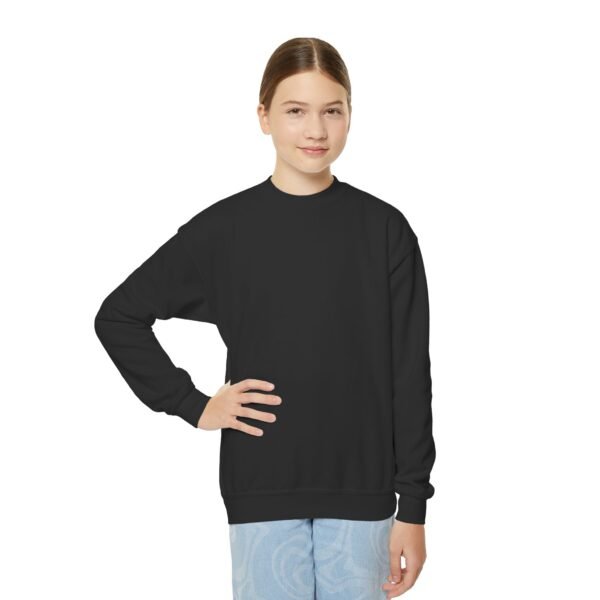 Youth Crewneck Sweatshirt - Cozy Casual, Perfect for School, Holidays, or Relaxing at Home, Gift for Kids, Customizable Design