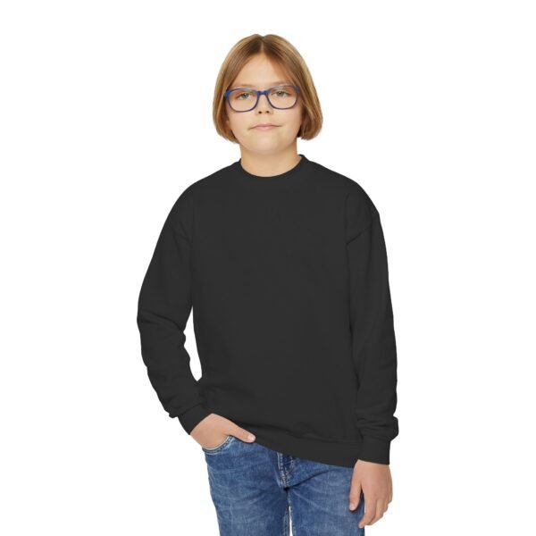 Youth Crewneck Sweatshirt - Cozy Casual, Perfect for School, Holidays, or Relaxing at Home, Gift for Kids, Customizable Design