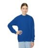 Youth Crewneck Sweatshirt - Cozy Casual, Perfect for School, Holidays, or Relaxing at Home, Gift for Kids, Customizable Design